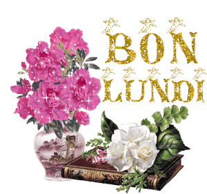 Gif animé Bon lundi fleurs